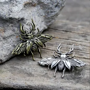 Insect Beetle Zinc Alloy Brooch