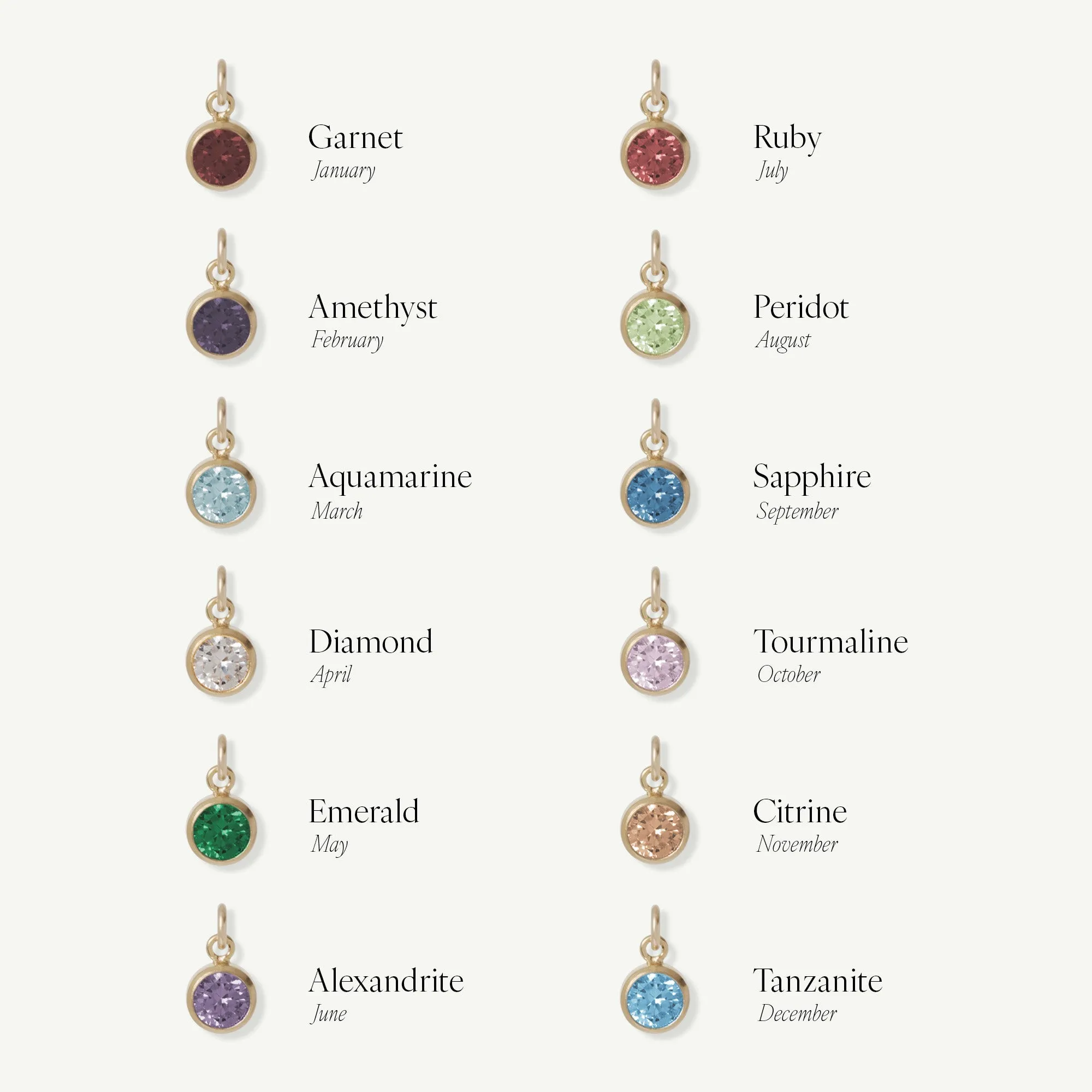 Iris Small Charm