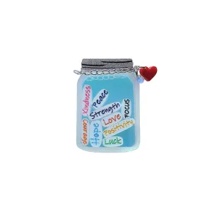 Jar Of Sentiments Brooch by Cherryloco