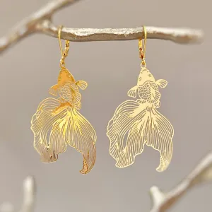 Koi Earrings, Dangle