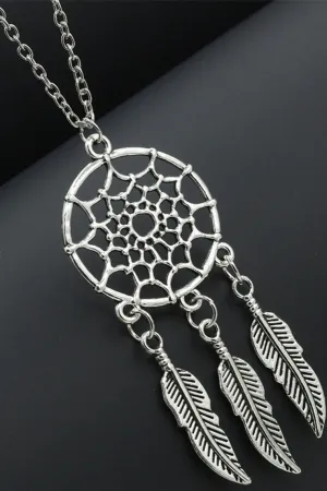 Ladies' Dreamcatcher Style Silver Necklaces