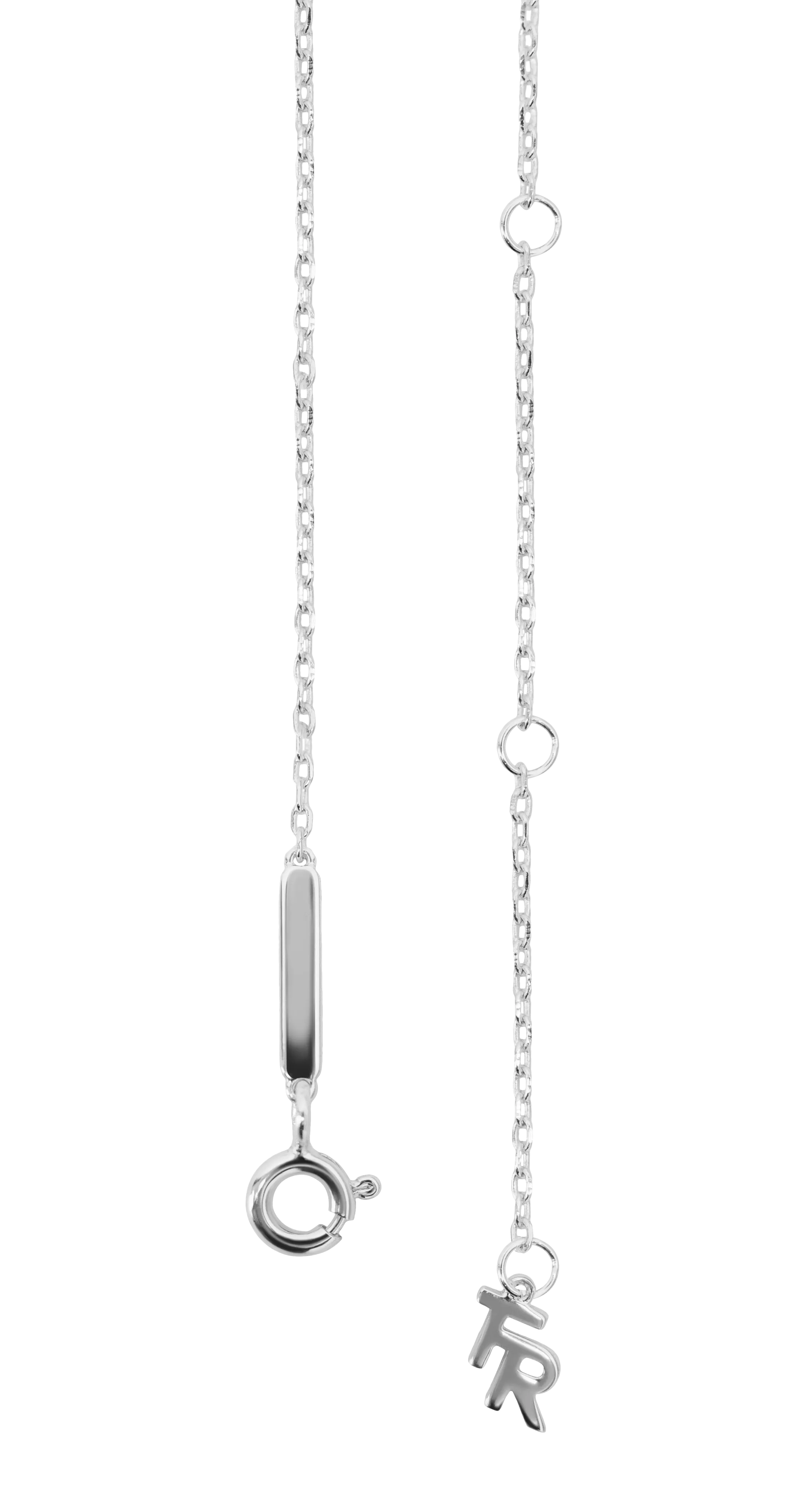 Luna pink diamond solitaire necklace 0.2ct