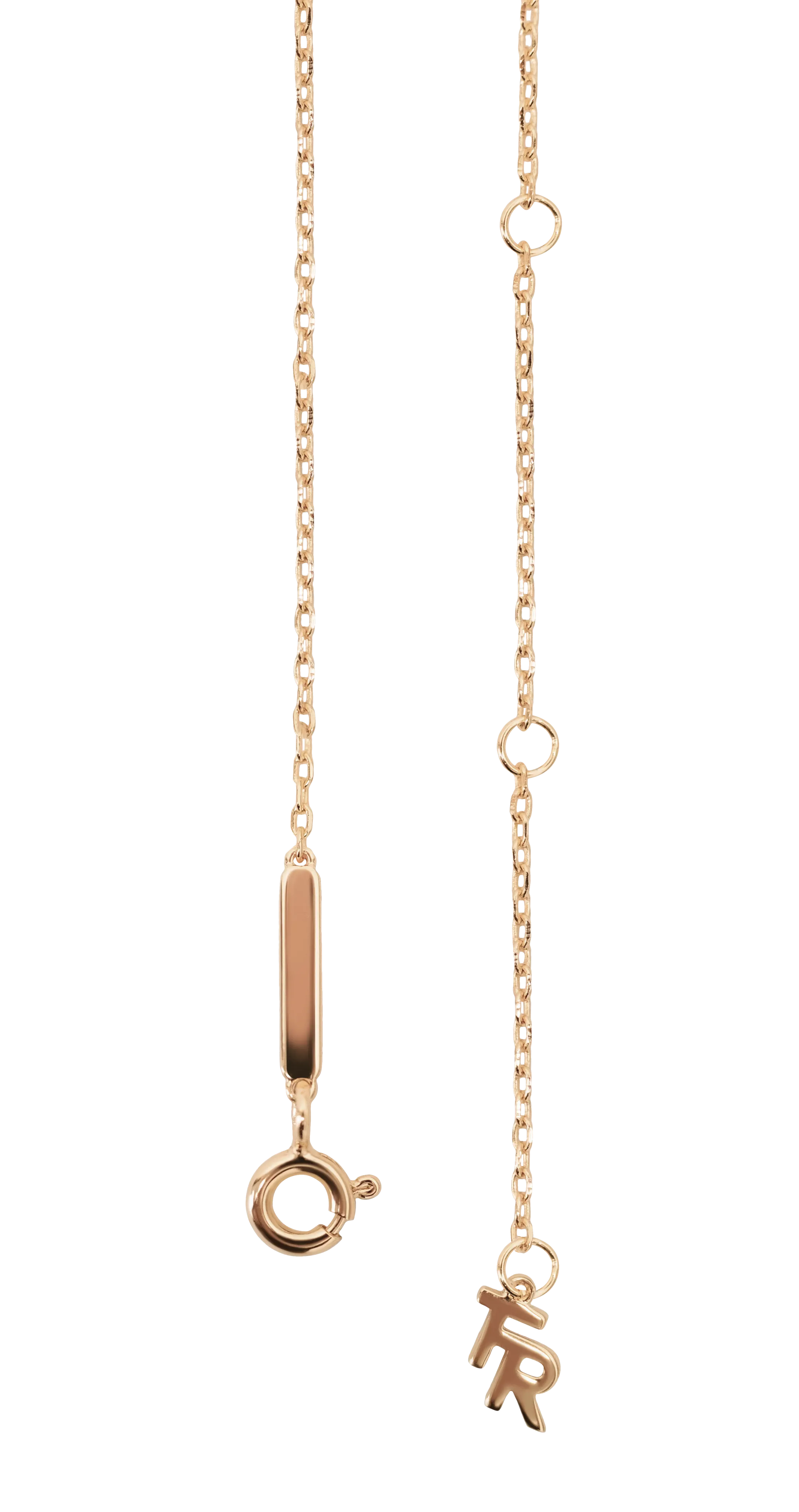 Luna pink diamond solitaire necklace 0.2ct