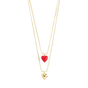 MAEVE necklace, 2-in-1 set,  gold-plated