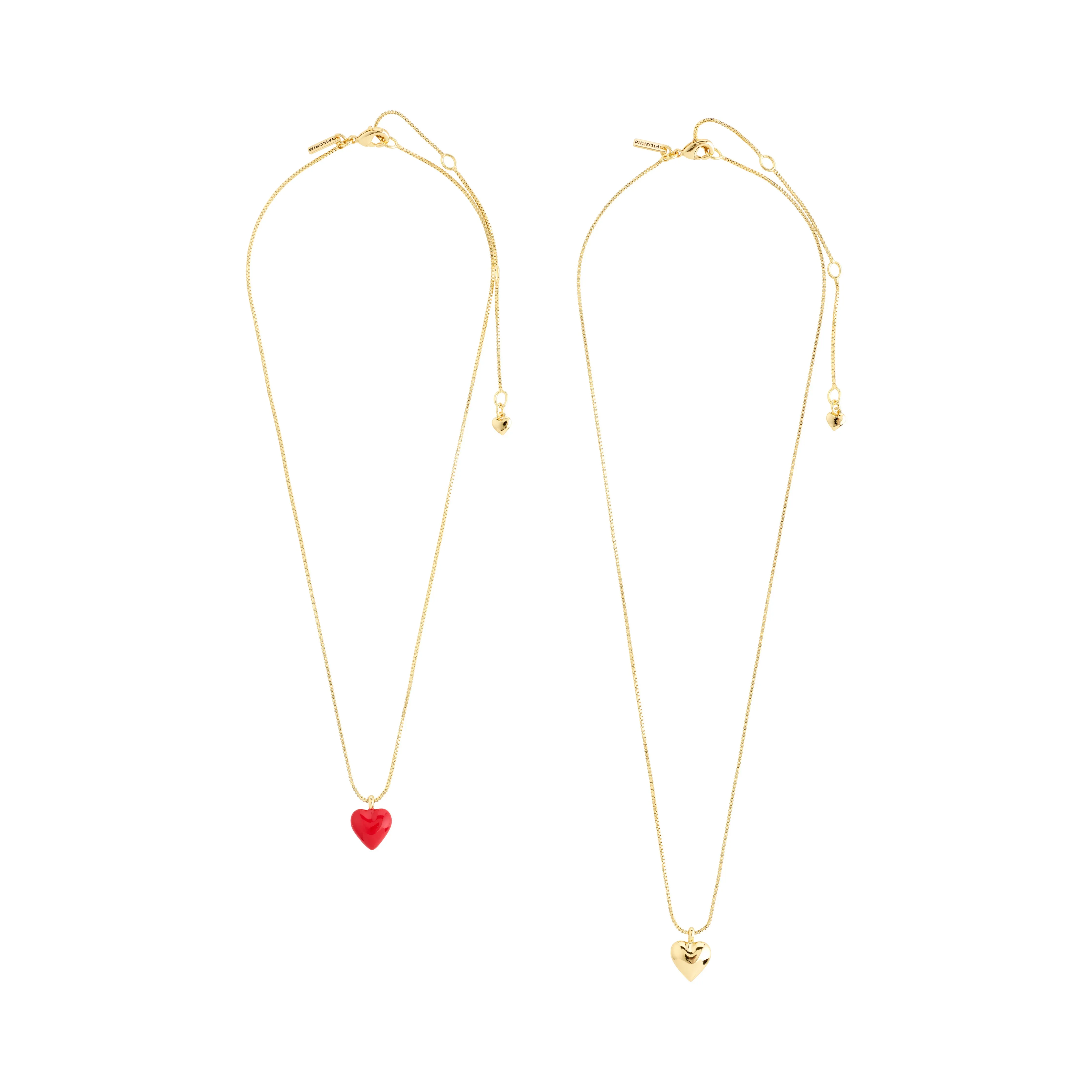 MAEVE necklace, 2-in-1 set,  gold-plated