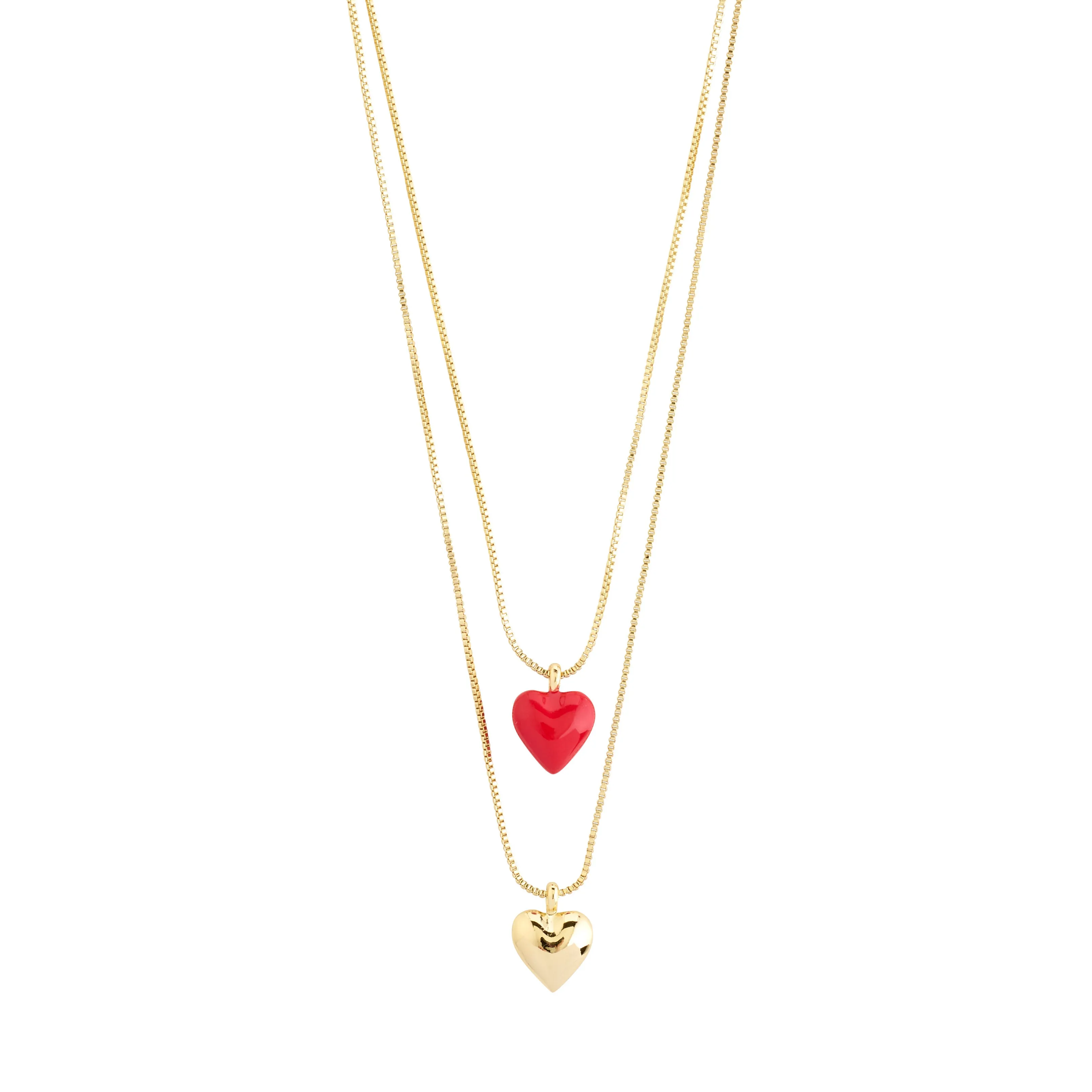 MAEVE necklace, 2-in-1 set,  gold-plated