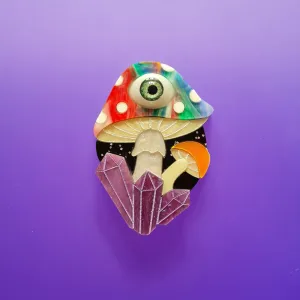 Magic Mushroom Necklace - Multi by Cherryloco Jewellery
