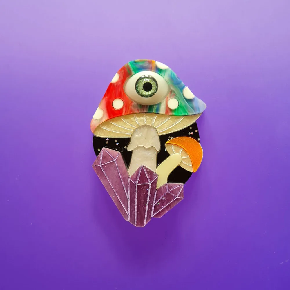 Magic Mushroom Necklace - Multi by Cherryloco Jewellery