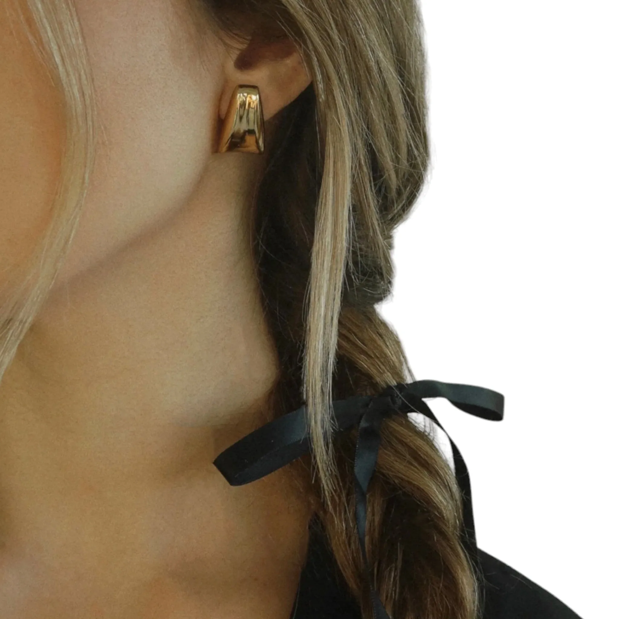 Mod   Jo - Uma Statement Earrings - Gold Plate