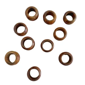 Napkin Rings, Set of Ten