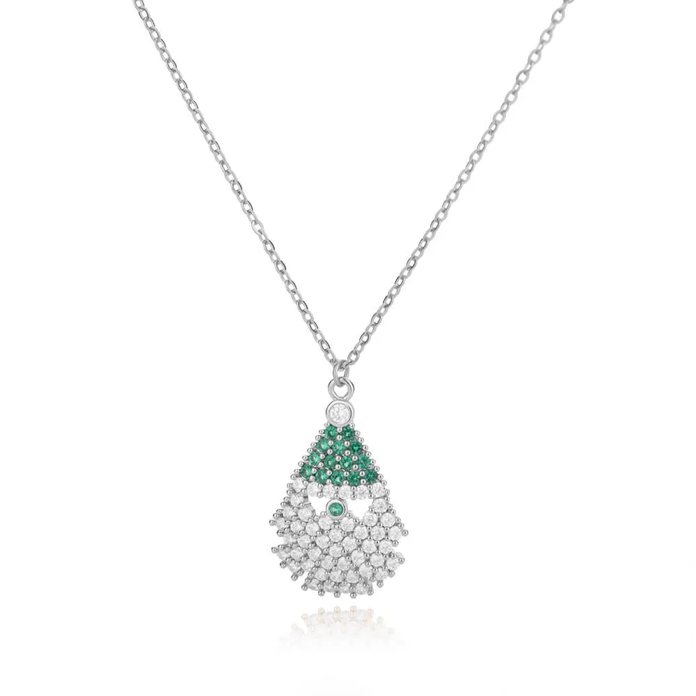 New Design Trendy Xmas Tree Pendant Necklace For Women