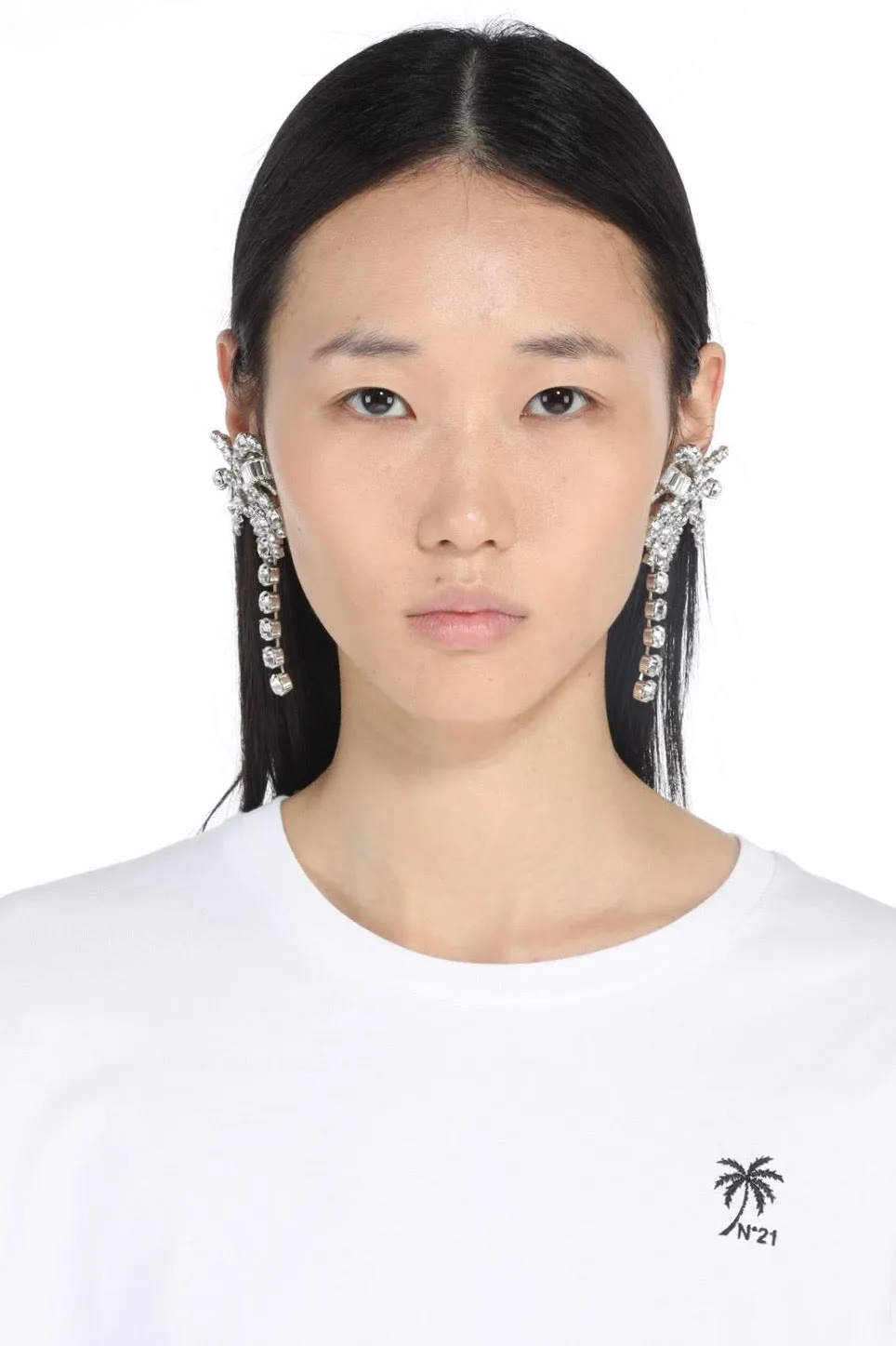No.21 - Drop Earrings: Multicolor Palm