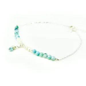Ocean Spell Larimar Anklet