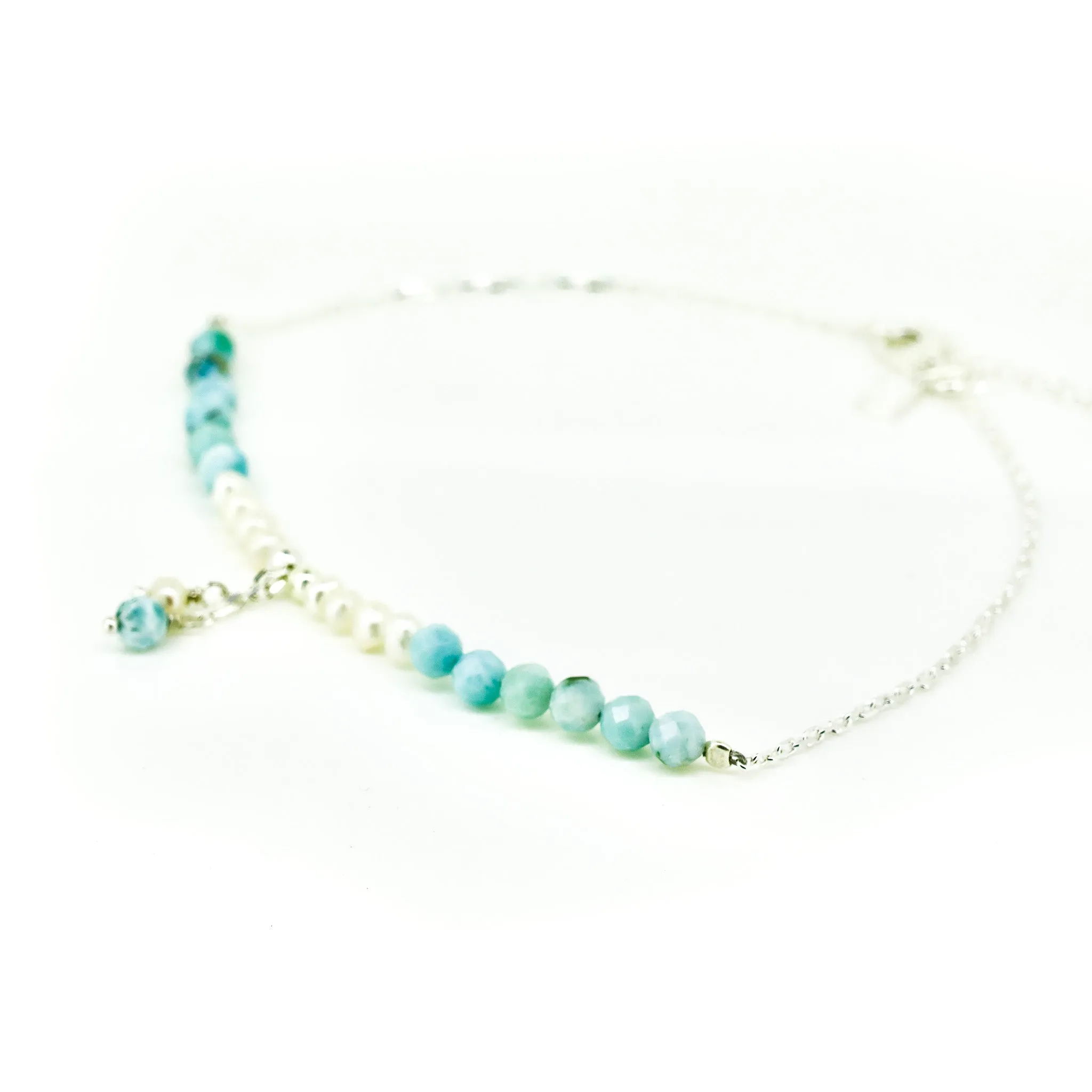Ocean Spell Larimar Anklet