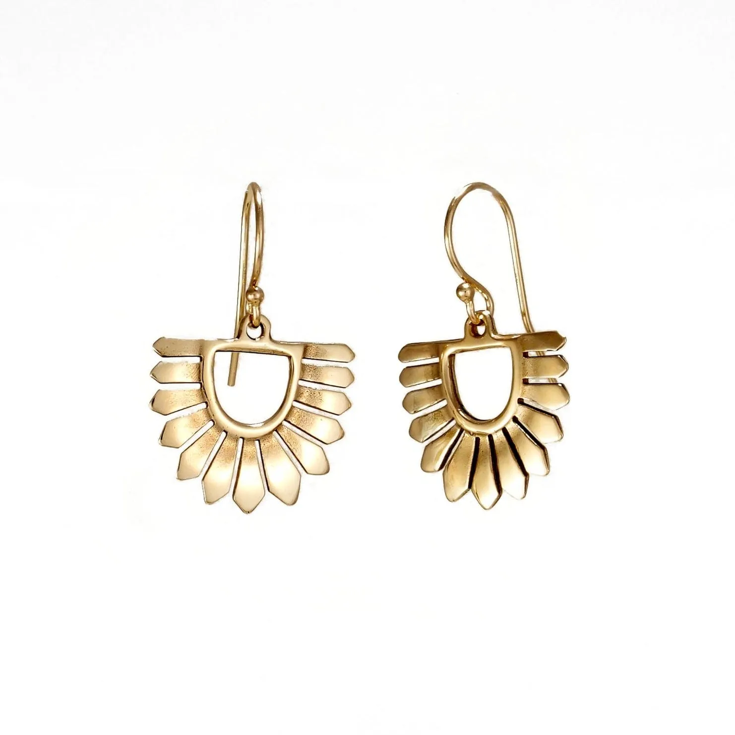 Osa Earrings Brass