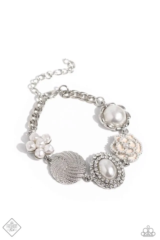 Paparazzi Bracelet ~ Cultivated Charm - White