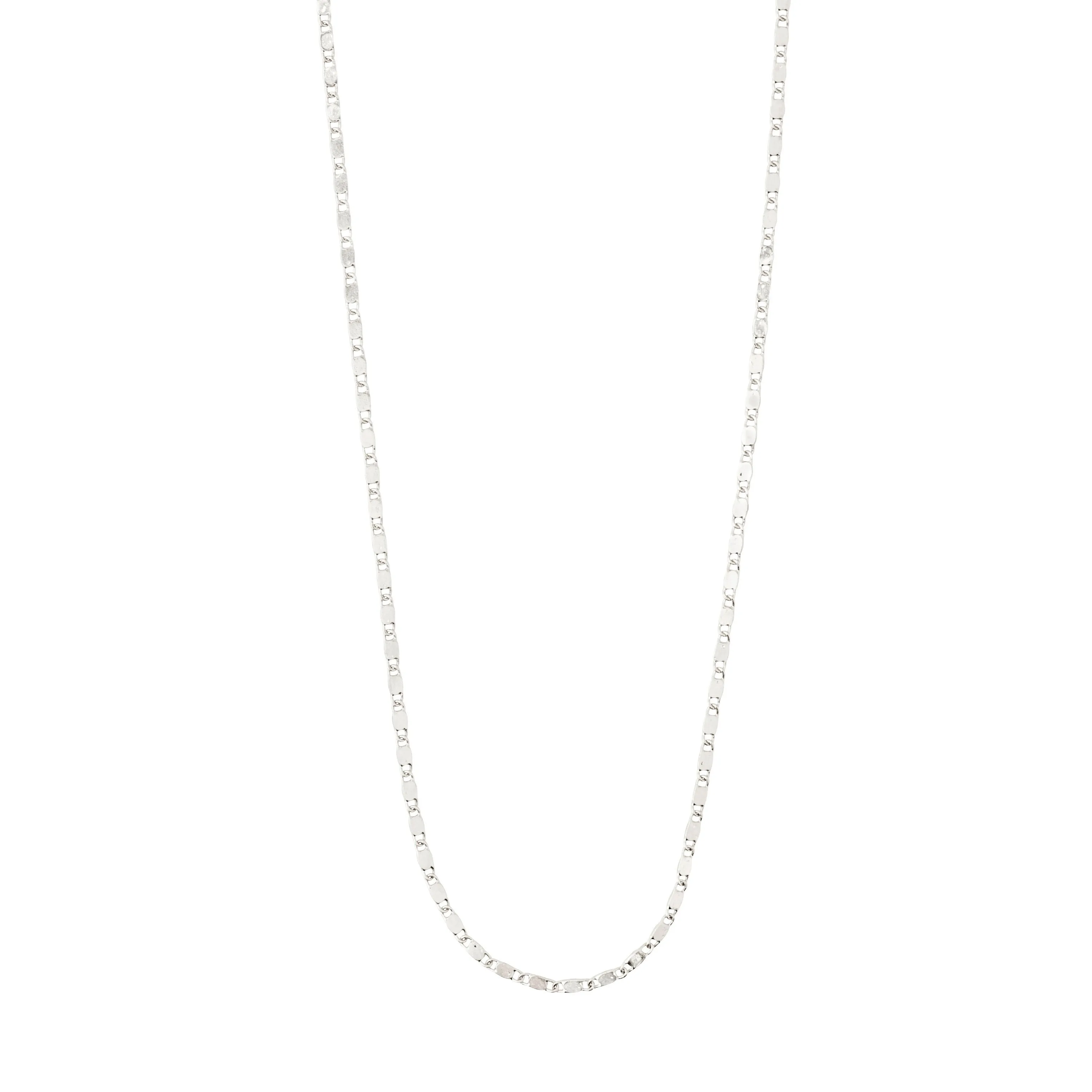 PARISA flat link chain necklace silver-plated