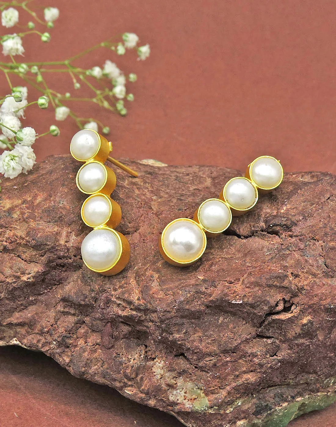 Pearl Quad Earrings