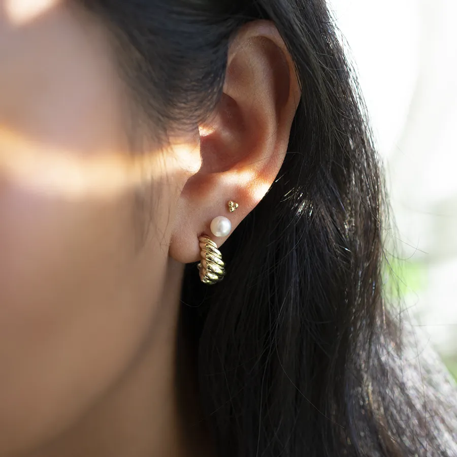 Pearl Studs  | 14k Gold