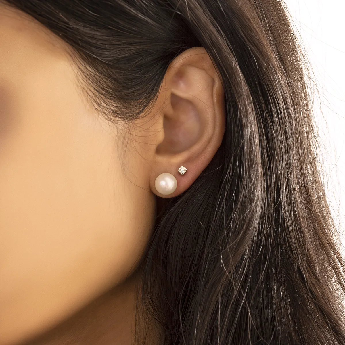 Pearl Studs  | 14k Gold