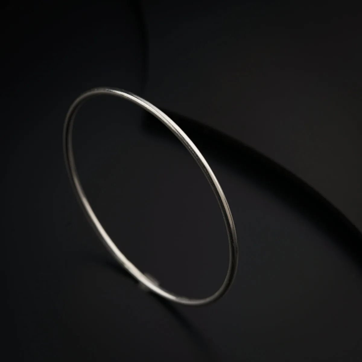 Plain Silver Bangle