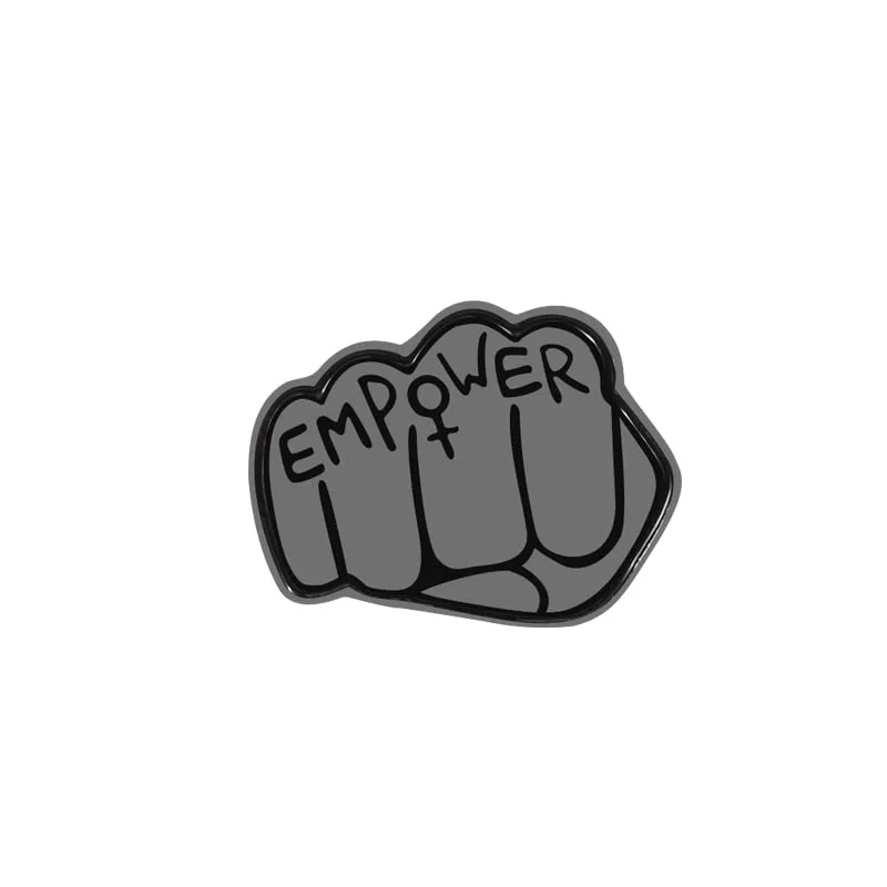 Punk Music Lover DJ Skull Enamel Pin Guitar Gothic Dark Skeleton Brooch HARD TIMES Letter Lapel pins Backpack Badge Jewelry gift