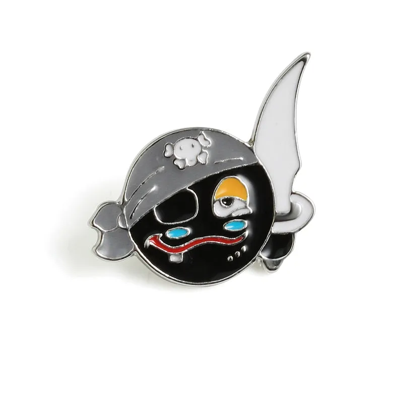 Punk Music Lover DJ Skull Enamel Pin Guitar Gothic Dark Skeleton Brooch HARD TIMES Letter Lapel pins Backpack Badge Jewelry gift