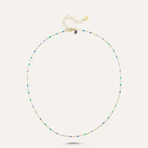 Rainbow Dot Necklaces