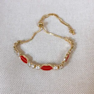 Red Kisses Bracelet