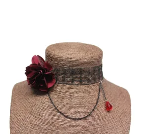 Red Rose Choker
