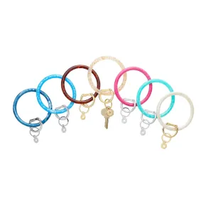 Resin Big O Key Ring