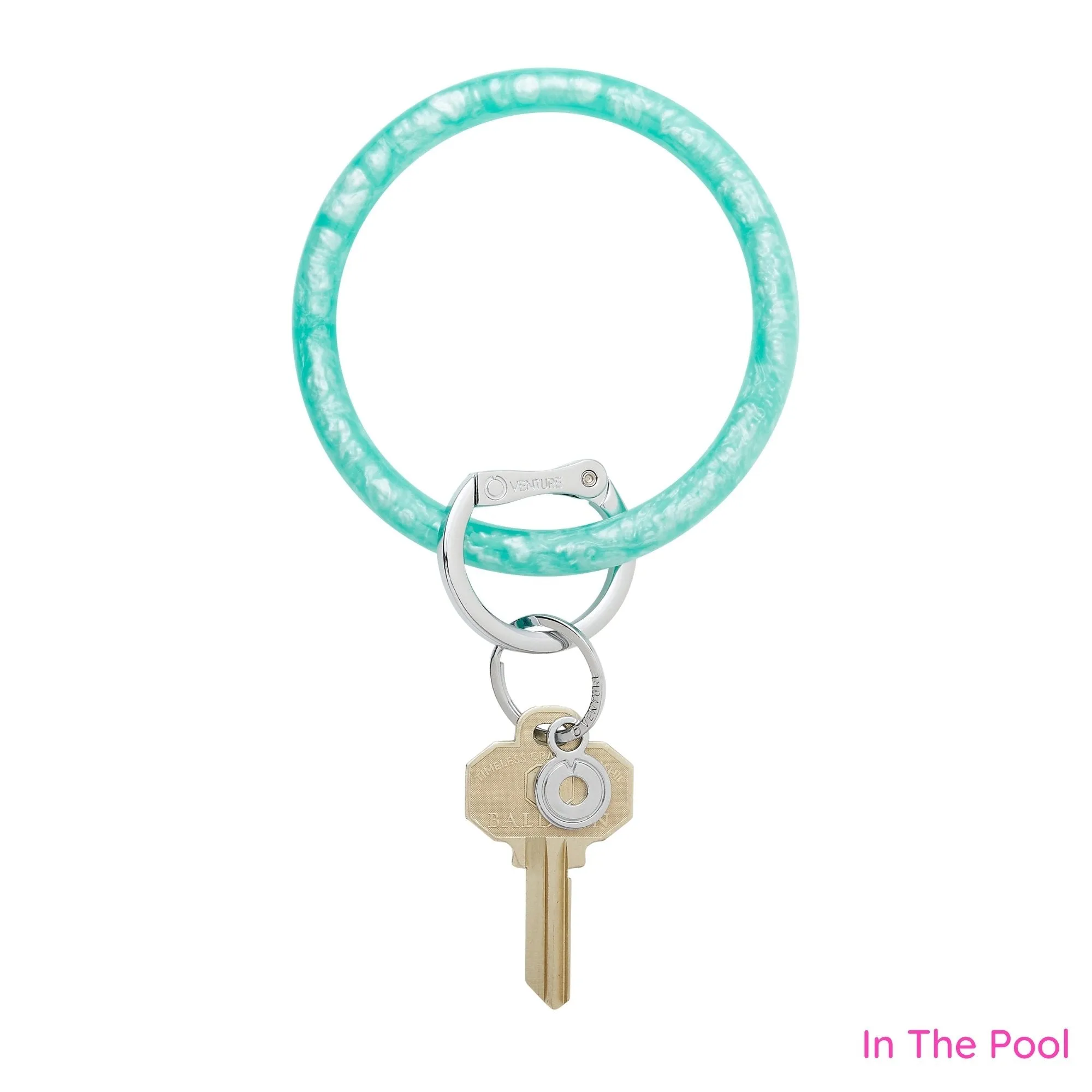 Resin Big O Key Ring