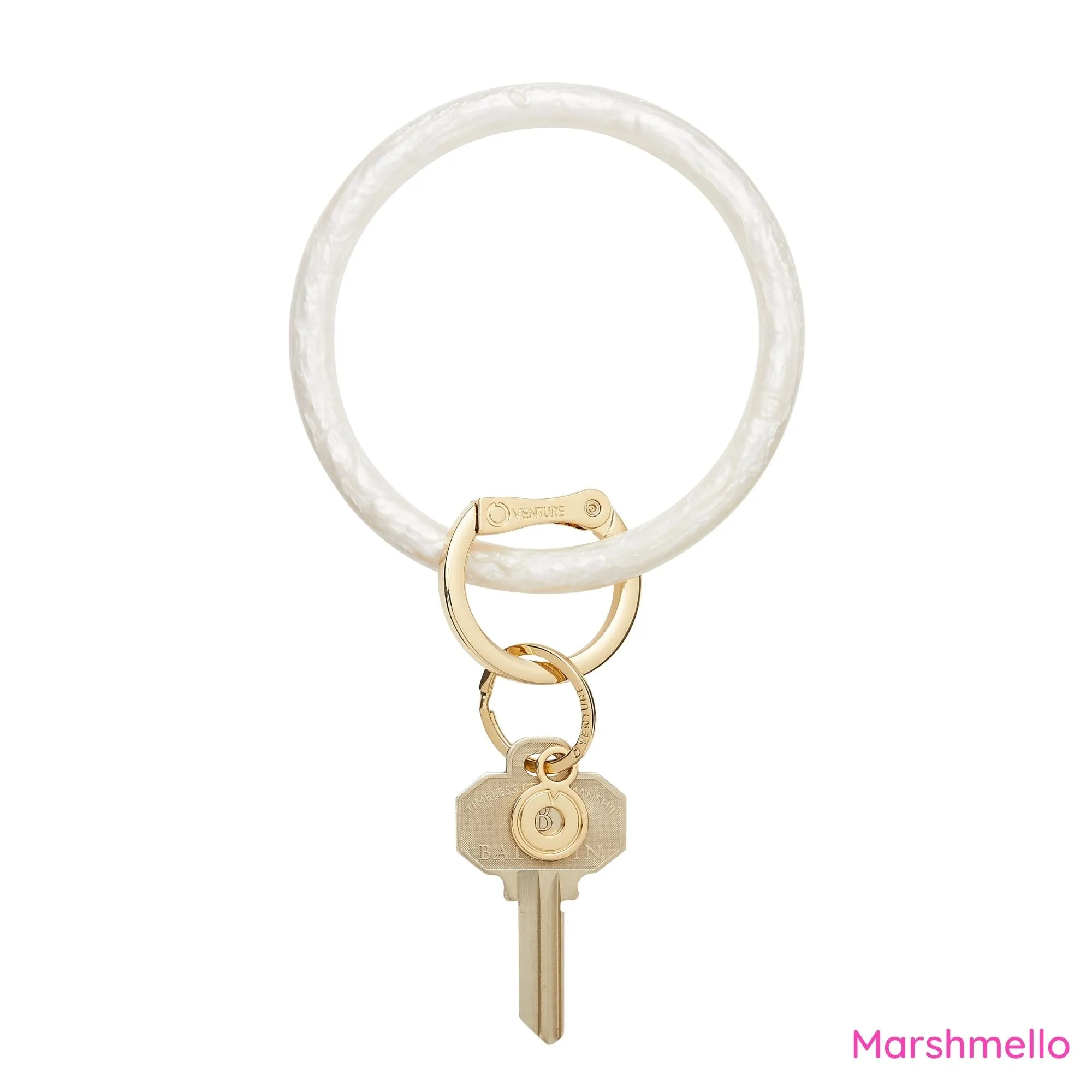 Resin Big O Key Ring