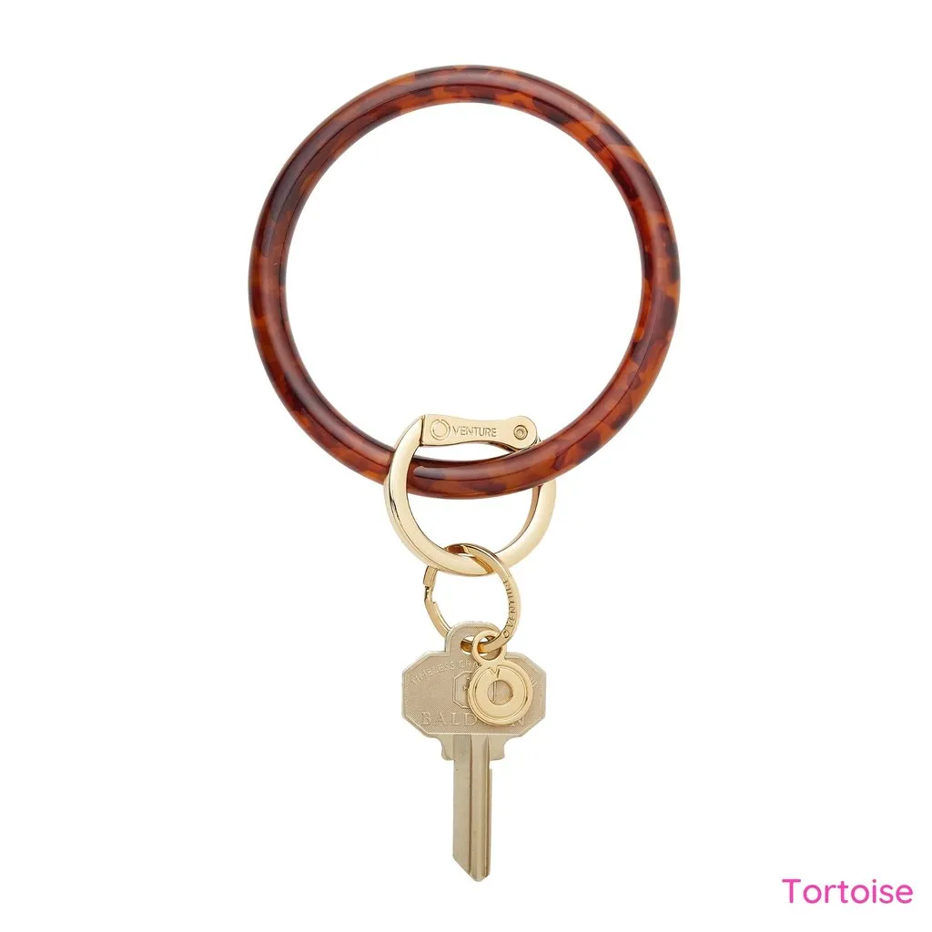 Resin Big O Key Ring