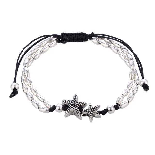 Retro Marine Charm Anklet