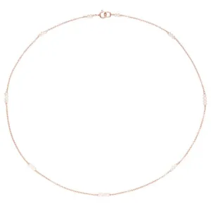 Rose Gold Mini Pearl Choker