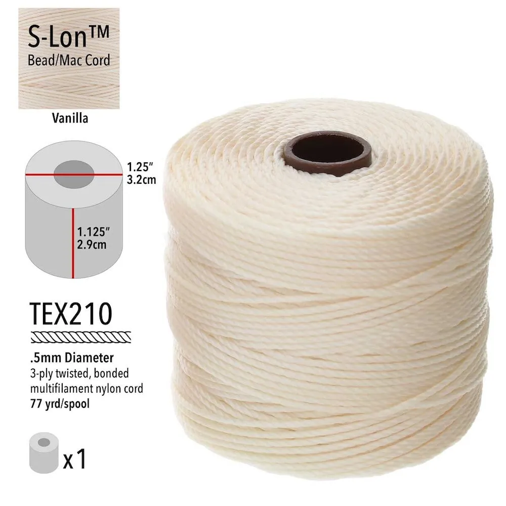 S-LON Bead Cord - Vanilla