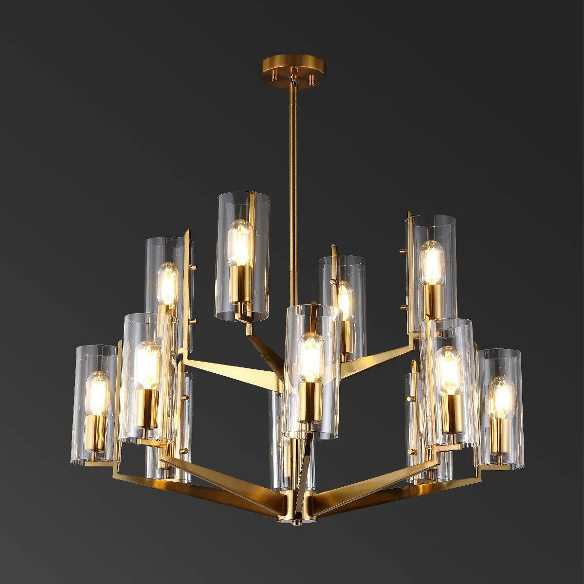 Safavieh Couture Jennica Glass Chandelier, CTL1008