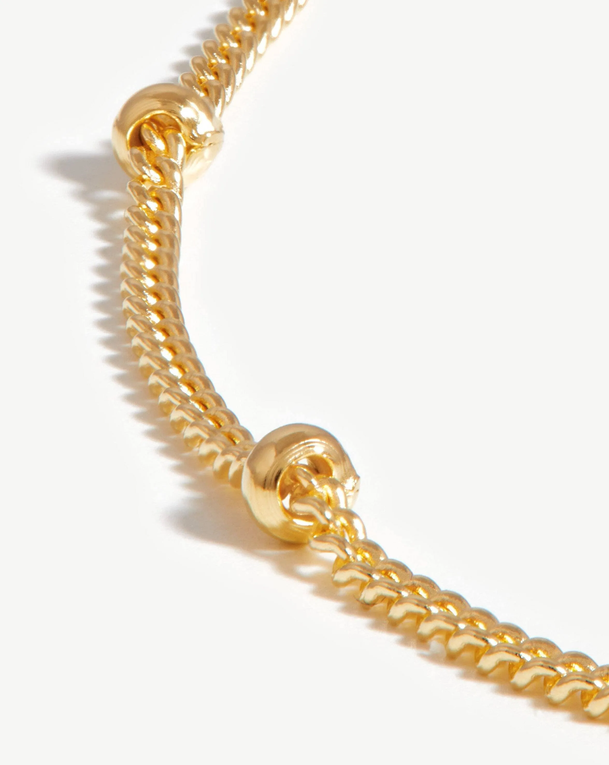 Short Bobble Chain Necklace | 18ct Gold Vermeil