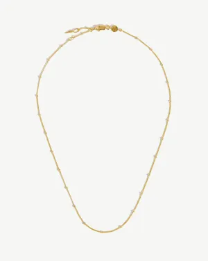 Short Bobble Chain Necklace | 18ct Gold Vermeil