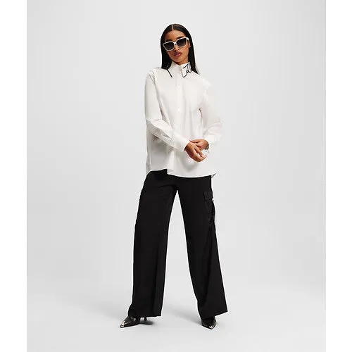 SIGNATURE COLLAR POPLIN SHIRT