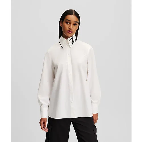 SIGNATURE COLLAR POPLIN SHIRT
