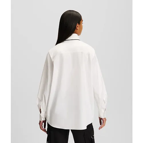 SIGNATURE COLLAR POPLIN SHIRT