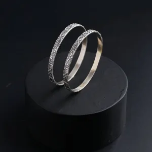 Silver Bangles