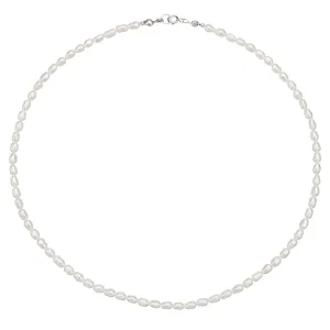 Silver Seed Pearl Choker