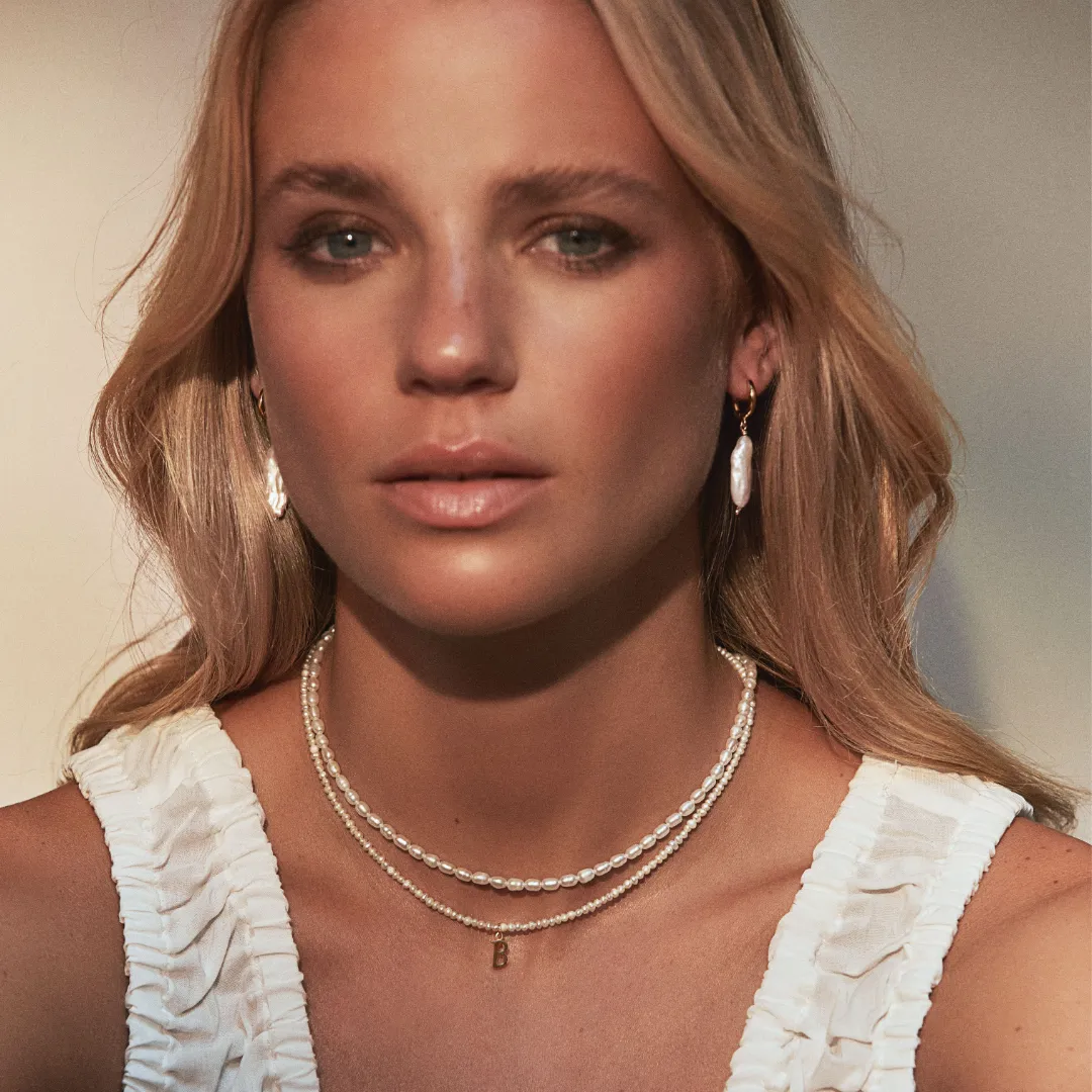 Silver Seed Pearl Choker