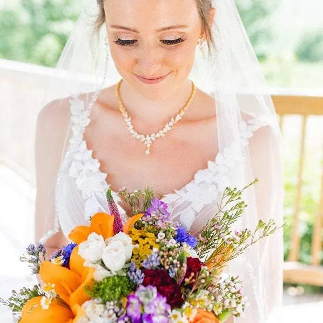 Statement Wedding Earrings -Christine