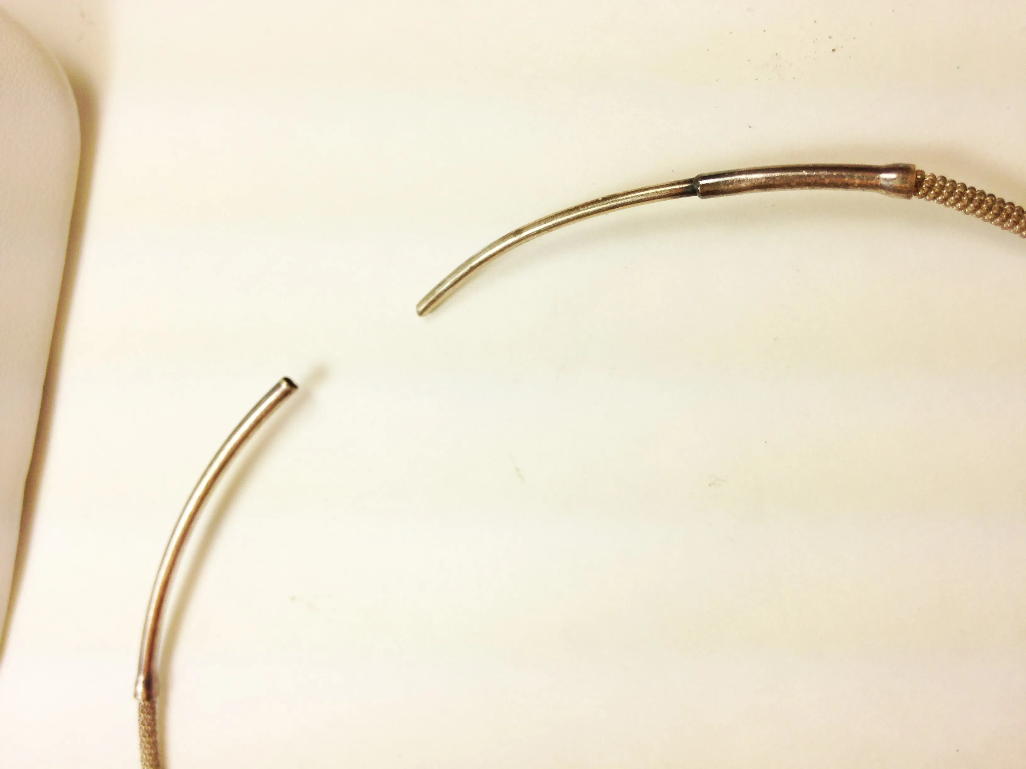 Sterling Silver Wire Mexico CII Necklace Cuff
