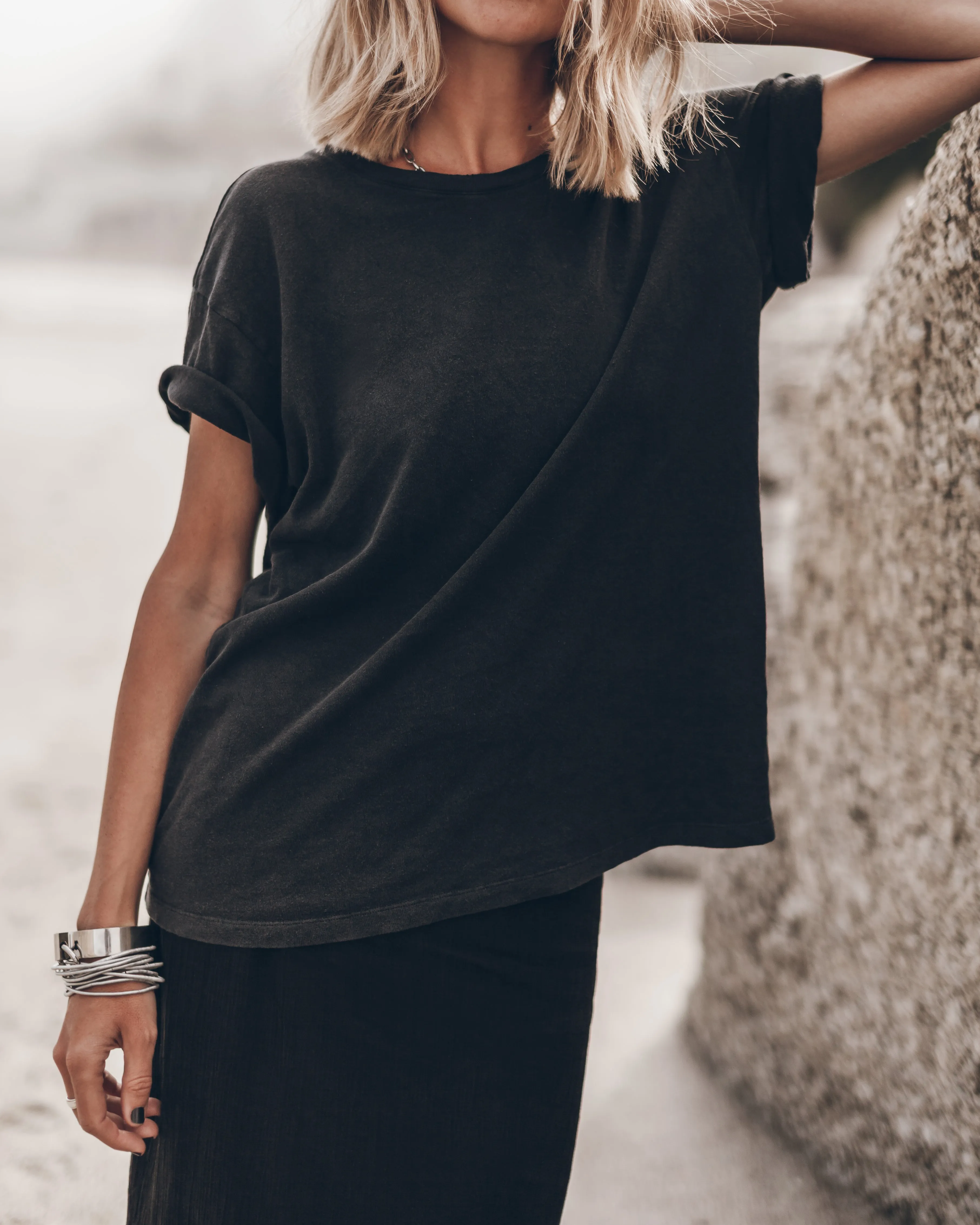 The Dark Dry Cotton Vintage T-Shirt