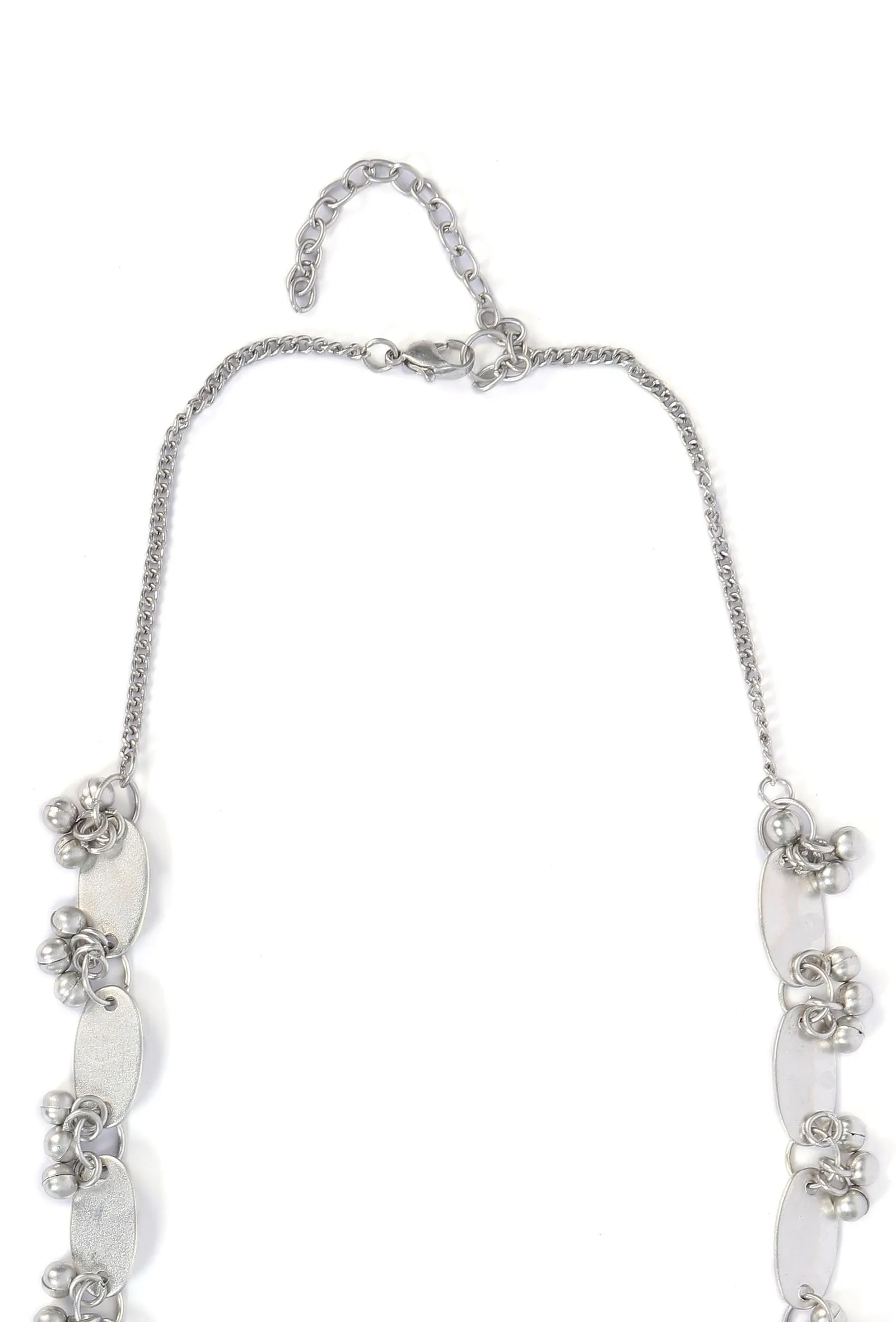 Trisha Silver Tribal Necklace